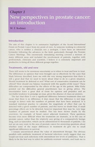 New perspectives in prostate cancer