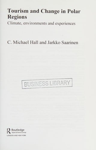 Tourism and change in polar regions