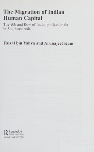 The migration of Indian human capital