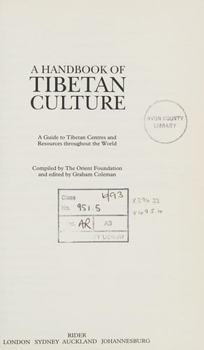 A handbook of Tibetan culture