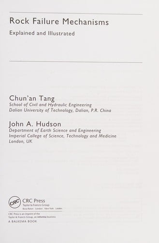 Rock failure mechanisms