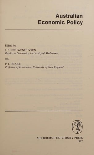 Australian economic policy