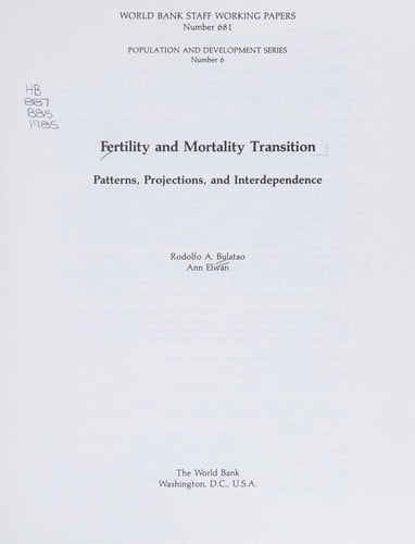Fertility and mortality transition