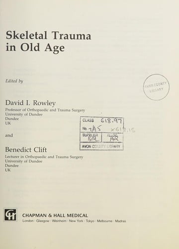 Skeletal trauma in old age