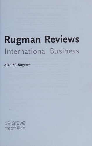 Rugman reviews international business