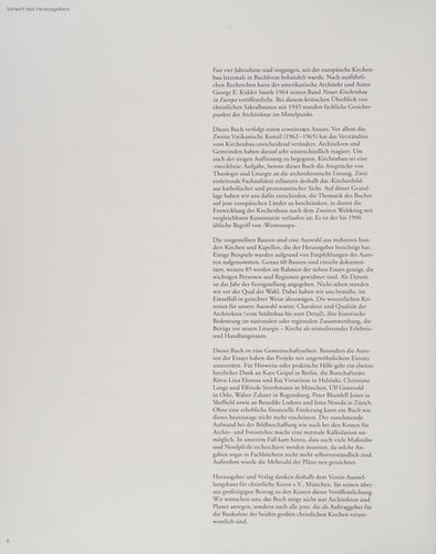 Europäischer Kirchenbau 1950-2000 =