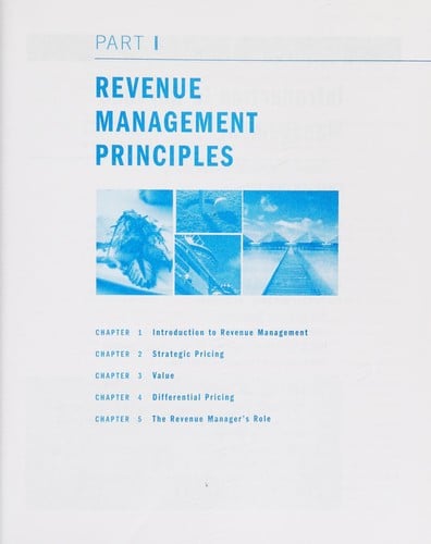 Revenue management for the hospitality industry