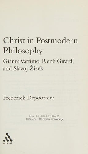 Christ in postmodern philosophy