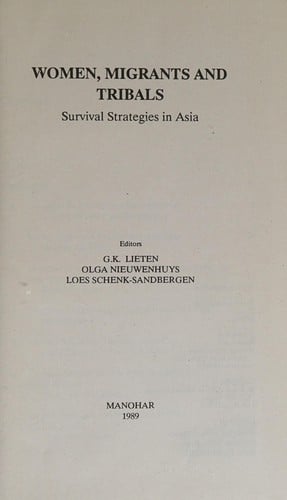 Women, migrants, and tribals