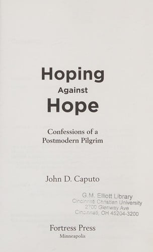 Hoping against hope