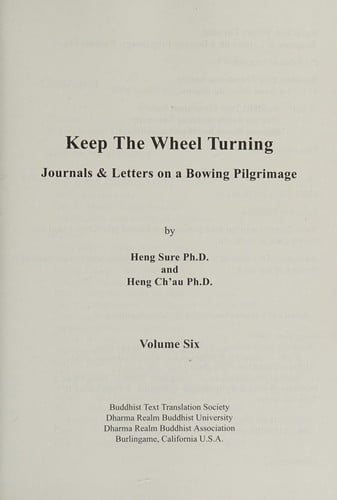 Keep the wheel turning