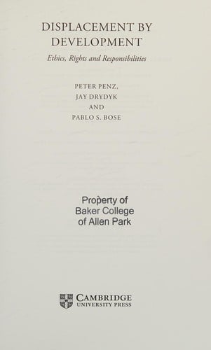 Displacement by development