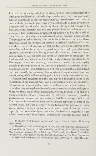 Perspectives on pragmatism
