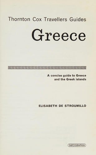 Thornton Cox Travellers Guides