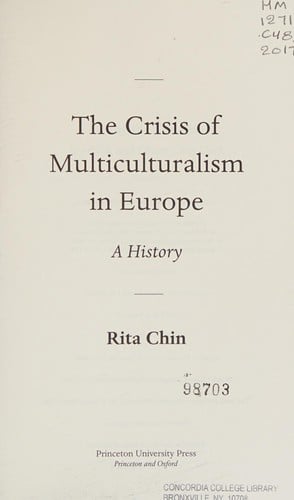 The crisis of multiculturalism in Europe