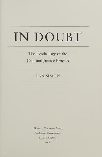 In doubt