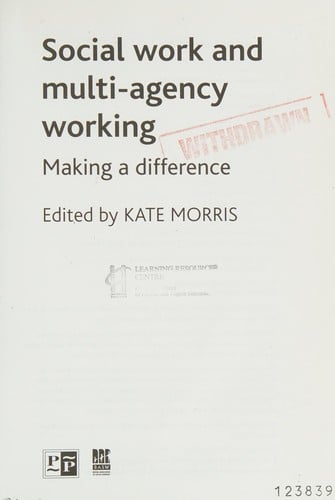 Social work and multi-agency working
