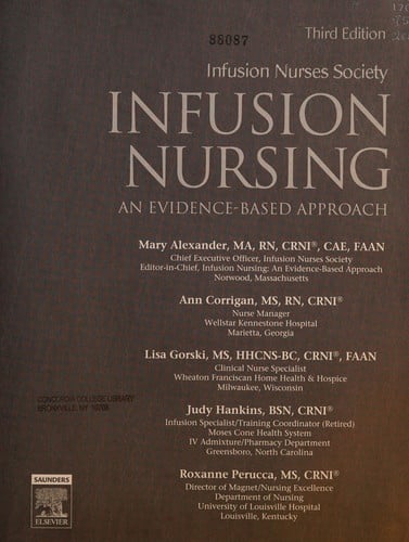 Infusion nursing