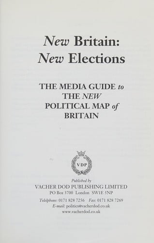 New Britain: new elections