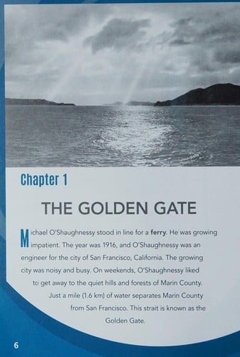 The building of the Golden Gate Bridge