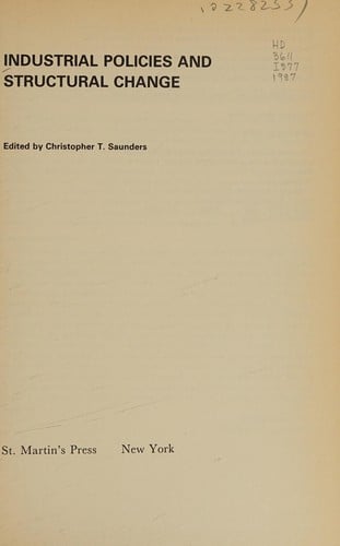 Industrial policies and structural change