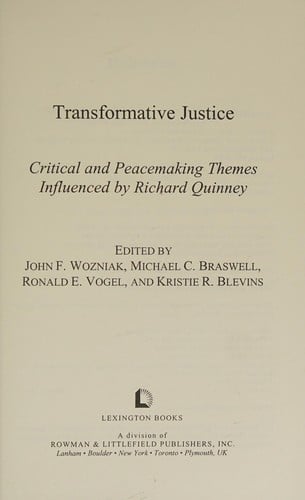Transformative justice