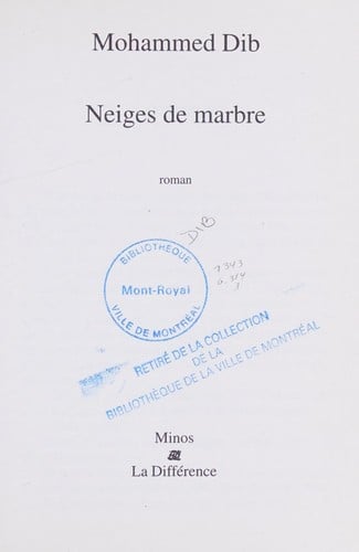 Neiges de marbre