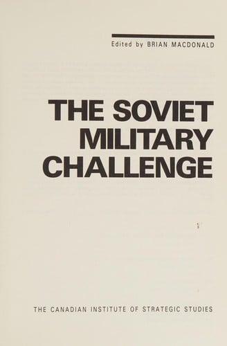 The Soviet military challenge
