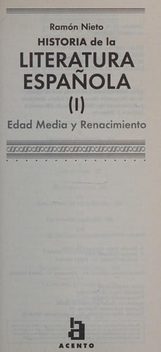 Historia de la literatura española