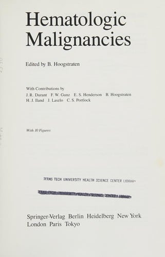 Hematologic malignancies