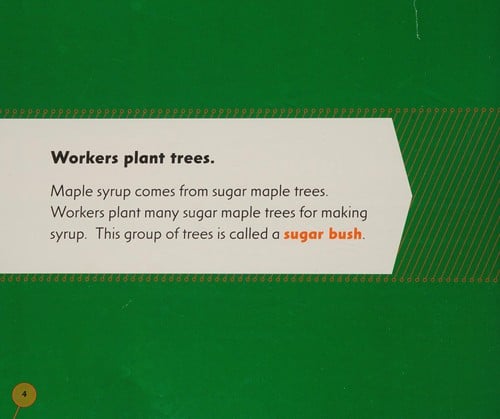 From maple tree to syrup