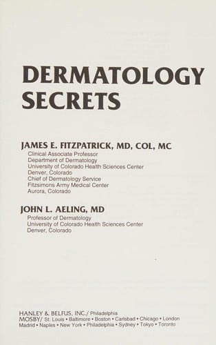 Dermatology secrets