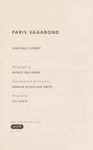 Paris vagabond