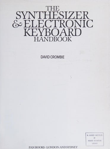 The synthesizer & electronic keyboard handbook