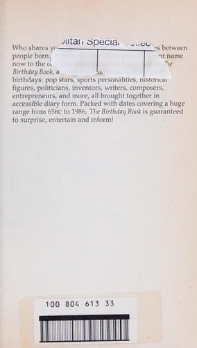 The birthday book