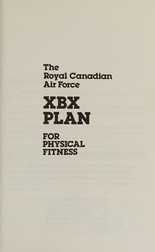 The Royal Canadian Air Force XBX plan for physical fitness