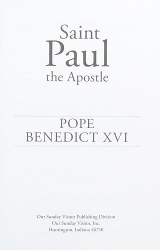 St. Paul the Apostle