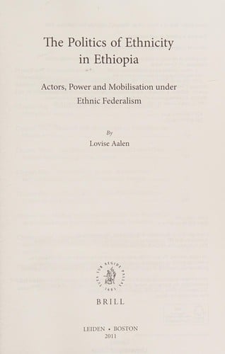 The politics of ethnicity in Ethiopia