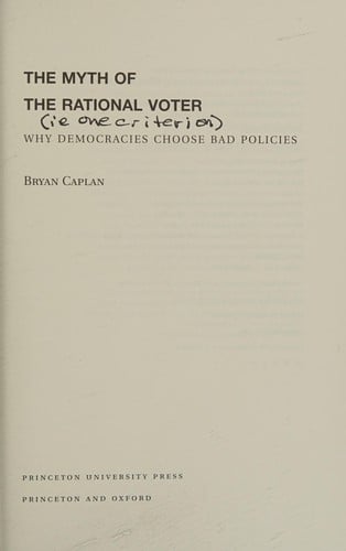 The myth of the rational voter