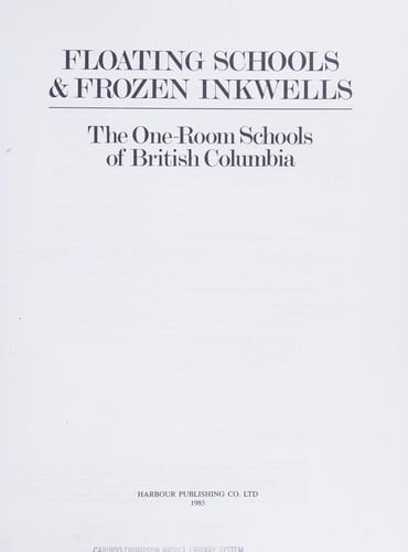 Floating Schools & Frozen Inkwells