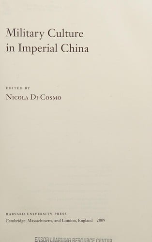 Military culture in imperial China
