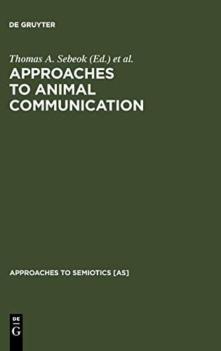 Approaches to animal communication