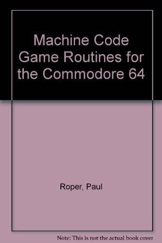 Machine code games routines for the Commodore 64