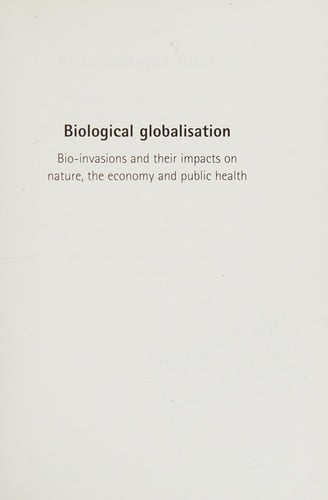Biological globalisation
