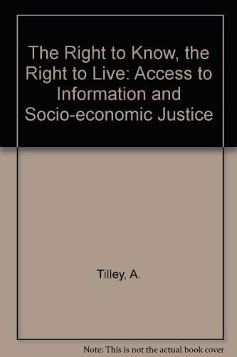 The right to know, the right to live