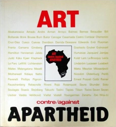 Art contre/against apartheid