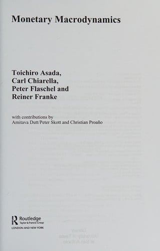 Monetary macrodynamics