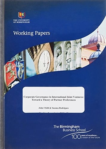 Corporate governance in international joint ventures