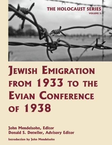 Jewish emigration from 1933 to the Evian Conference of 1938