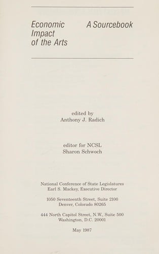 Economic impact of the arts